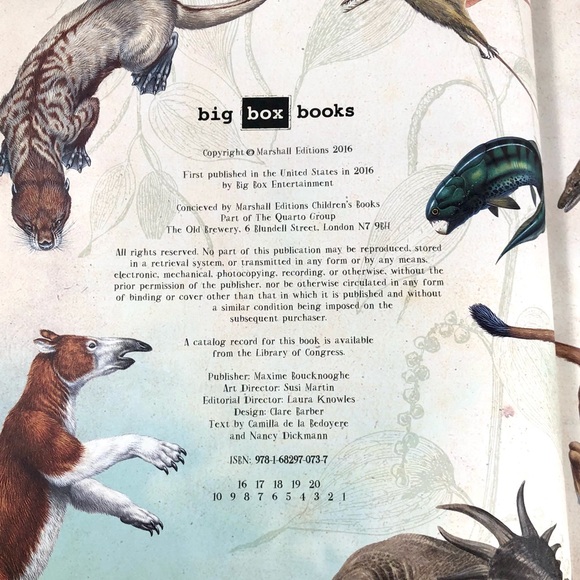 Curious Collection of Dinosaurs Hardcover EUC - Picture 4 of 4